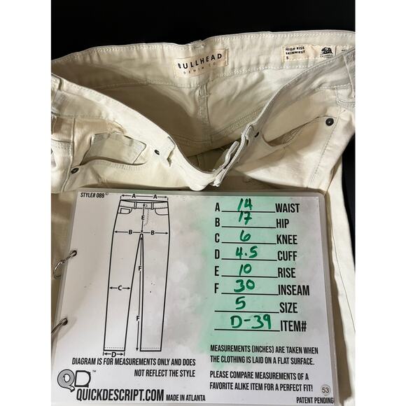 Bullhead Denim Co. High Waist Skinny Jeans - Size 5 - Picture 12 of 15